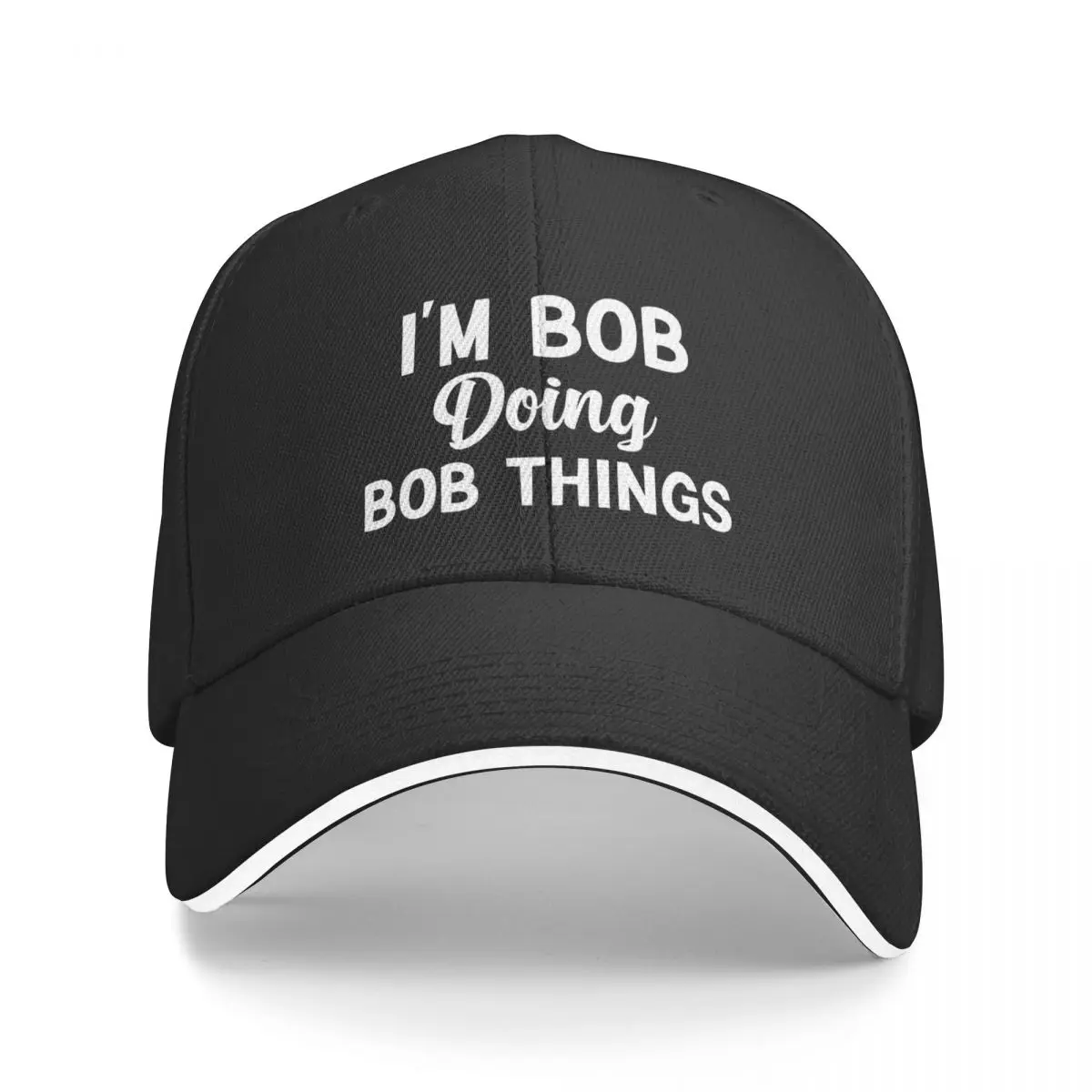 

I'm Bob Doing Bob Things Funny Saying Gift Holiday Baseball Cap Horse Hat Rave funny hat Hat Baseball Cap Mens Hats Women's