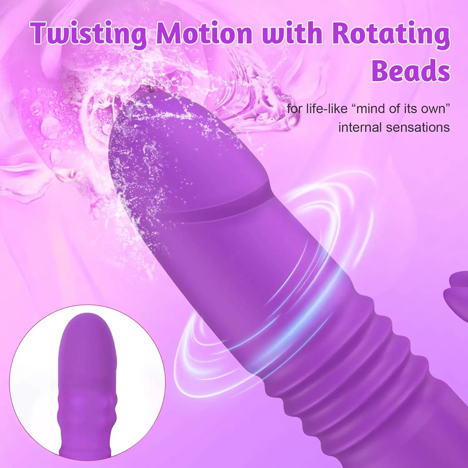 Vibrators Thrusting Rabbit Vibrator G Spot & Clitoris Stimulator Female Sex Toys Adult Toys