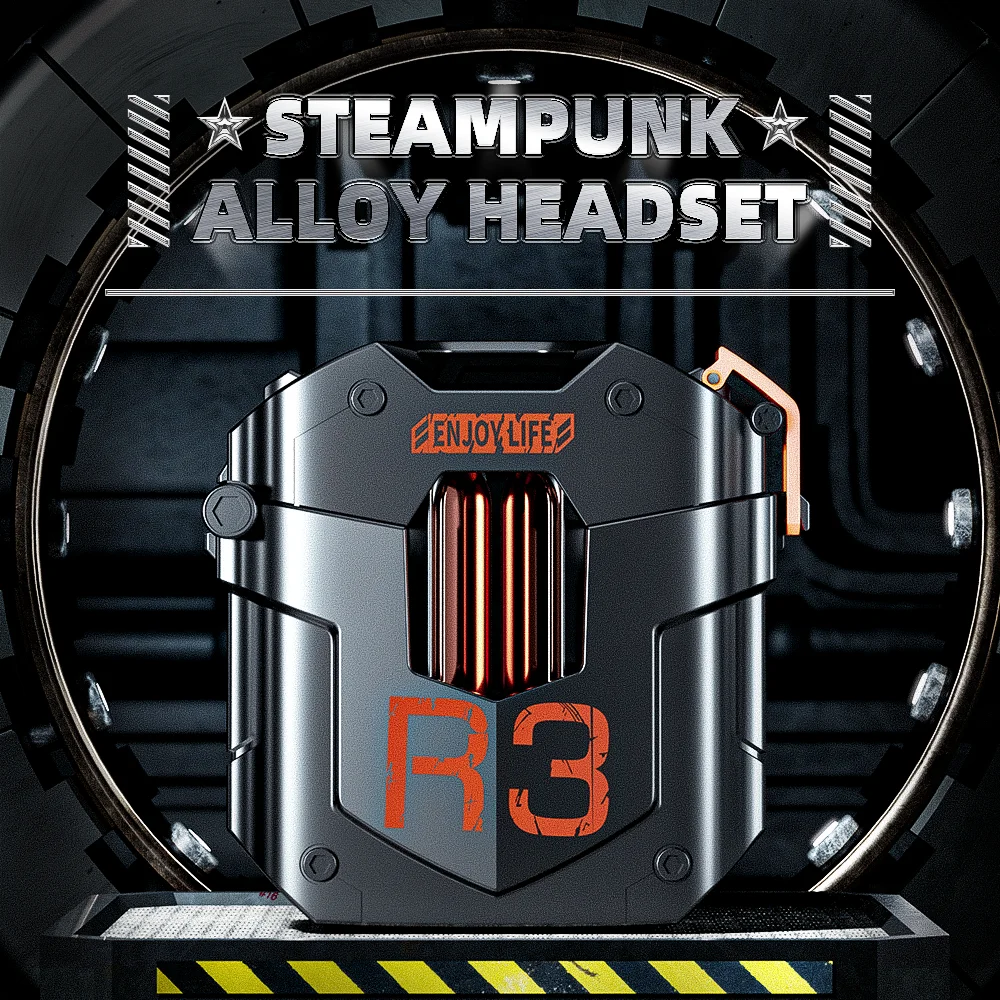 ROCK STEAMPUNK R3 TWS Wireless Earphones description image