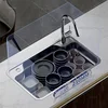 Japanese Sink Multi-functional For Nano Coating Metal Kitchen Sinks Light Luxury Simple Household Sinks For Rental House 4