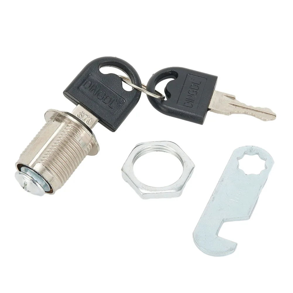 

20mm Zinc Alloy Cabinet Security Lock Keys Locker For Filing Cabinet Locker Drawers Mail Boxes Wood Metal Glass Door Hardware