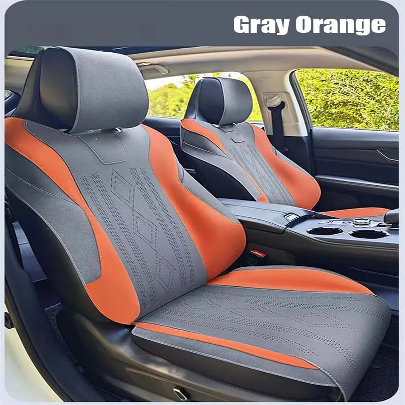 

Custom Fit Car Accessories Suede Saddle Seat Cushion Pad Half Covered For Changan UNI-K UNIK UNI K 2020 2021 2022~2023