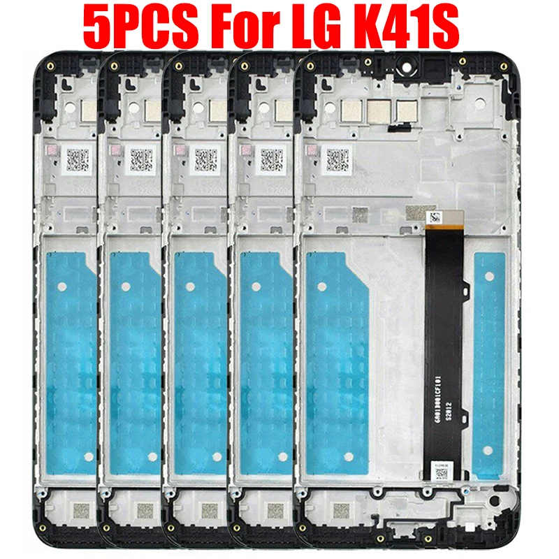 

5PCS/Lot Original LCD For LG K41S LCD Display Panel Pantalla Lmk410bmw LMK410EMW LM-K410 Touch Screen Digitizer Assembly Frame