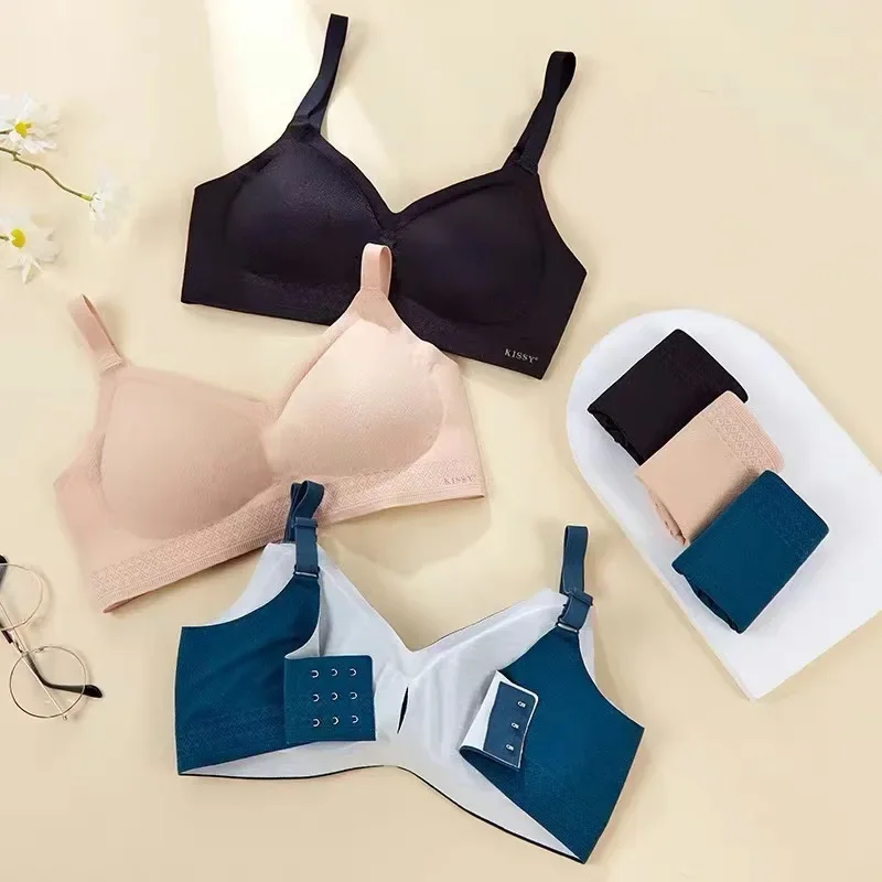 Kissy series underwear seamless vest sports sling lace platinum rimless bra sexy underwear women sports bra