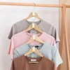 50Pcs Mini Clothes Hanger For Wardrobe Connector Hook Plastic Wardrobe Coat Extender Clips Holder Space Saving 3
