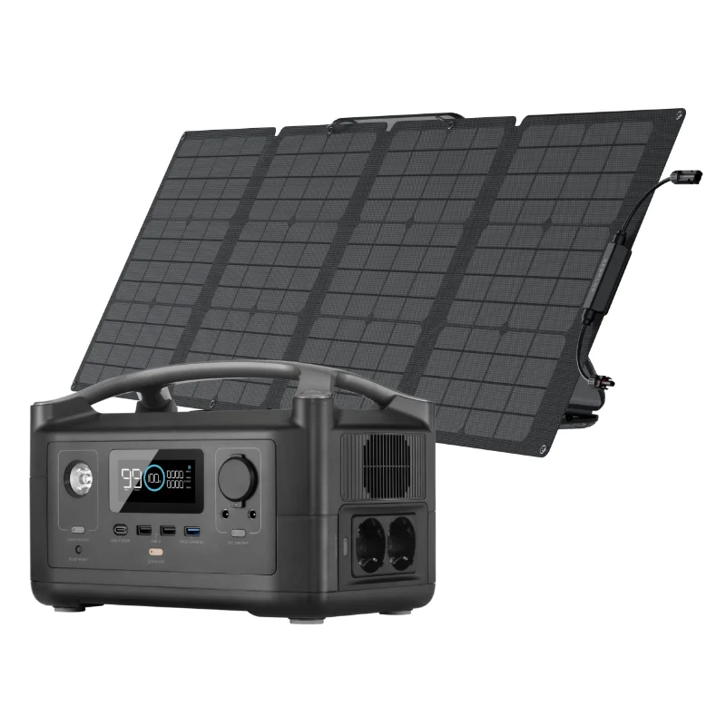 Ecoflow Solar Generator River 288wh With 110w Solar Panel Portable