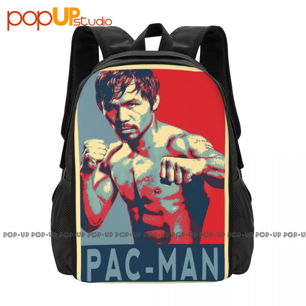 Zaini Pacquiao Pacman Boxing 2009 Pacquiao Pacman Zaino Grande Capacità School Art Print Borsa Sportiva Personalizzata Per La Scuola