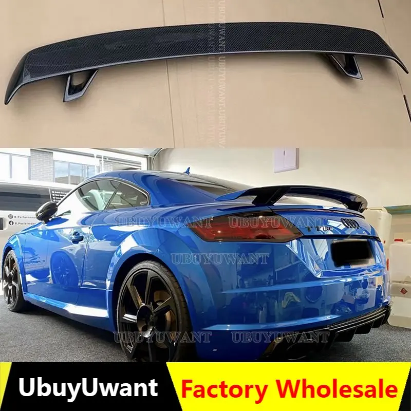 

Carbon Fiber / FRP Black Rear Trunk Spoiler Boot Lip Wing For Audi TT 8J TTS A5 A6 A7 All 2008 - 2011 Car Styling