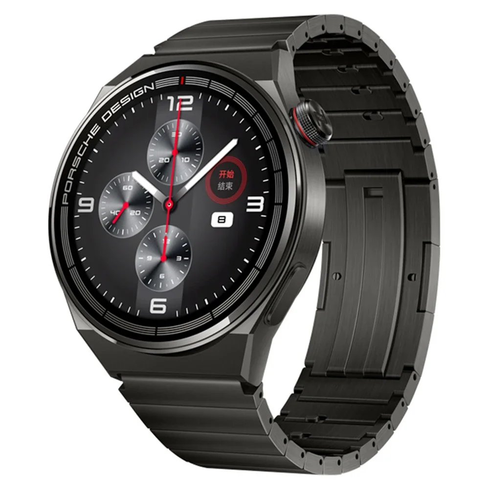 Фото Ремешок из титана для HUAWEI Watch GT 3 Pro 46 мм GT3/GT 2 46 мм/GT2 Pro, металлический браслет для наручных часов 1:1, быстросъемная ссылка, 22 мм №1
