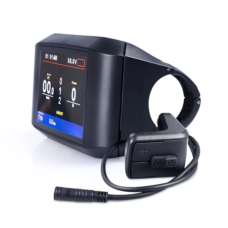 

Спидометр 750C для электровелосипеда, 3,2 дюйма, высокая контрастность, IPS, цветной точечный экран, дисплей для Bafang Motor BBS01B BBS02B BBSHD