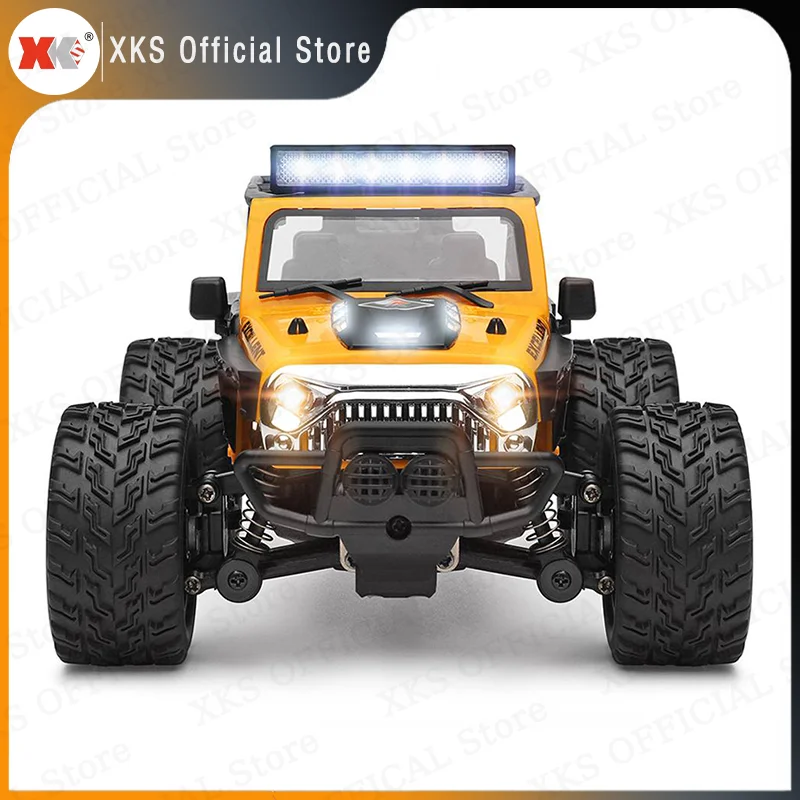 Wltoys XKS 22201 RC Car 1/22 2WD Vehicle Models Propotional 2.4G Control Withe W/Light Off-Road Climb RC Truck Toy for Kids Gift 2