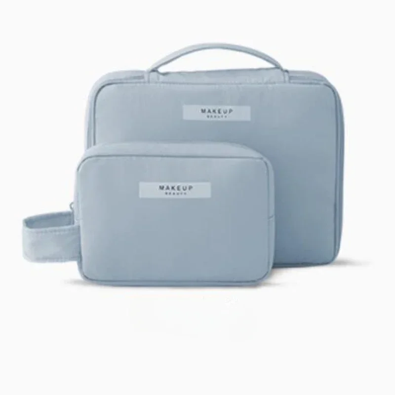 Water-resistant Portable Travel Makeup and Skincare Organizer with Large Capacity