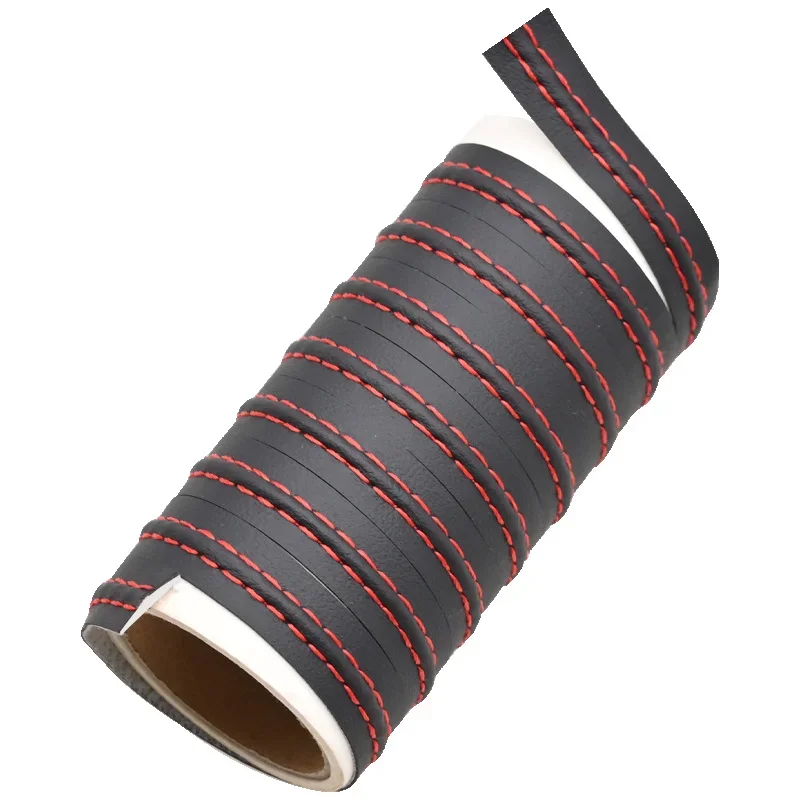 Self-adhesive Moulding Trim Car Interior Styling Dashboard PU Leather Decoration Line DIY Braid Strip