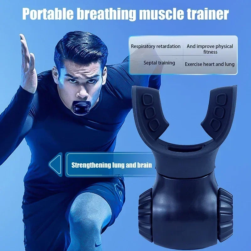 Breathing Exerciser Breathing Trainer 1pcs Upgraded Version Breathing Exercise Device Adjust Resistance Improve Lung Capacity Handheld Lung Expansion Training Tool