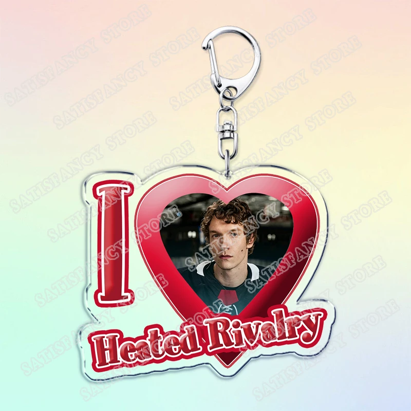 Heated Rivalry Heart Keychain - TV Show Inspired Jewelry Gift