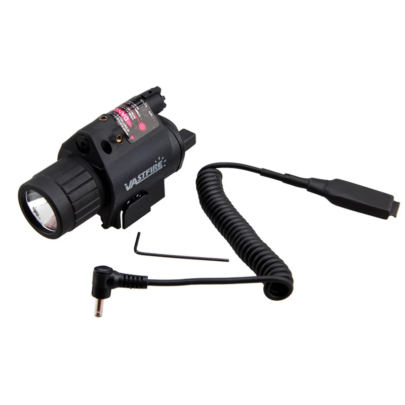 

Tactical P08 Scout Light Flashlight LED Hunting 300 Lumens Torch Lamp With Pressure Pad Switch For 20mm-30mm Weaver rail