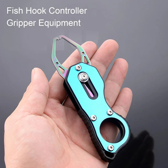 2023 Fishing Grip Accessories Small Fish Lip Hand Grip Plier Gripper  Equipment Hook Controller Adjustable Grabber Tool Seawater