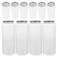 10pcs 330/500ml Clear Plastic Beverage Bottles Leakproof Juice Bottles Portable Milk Bottles Water Storage Container 1