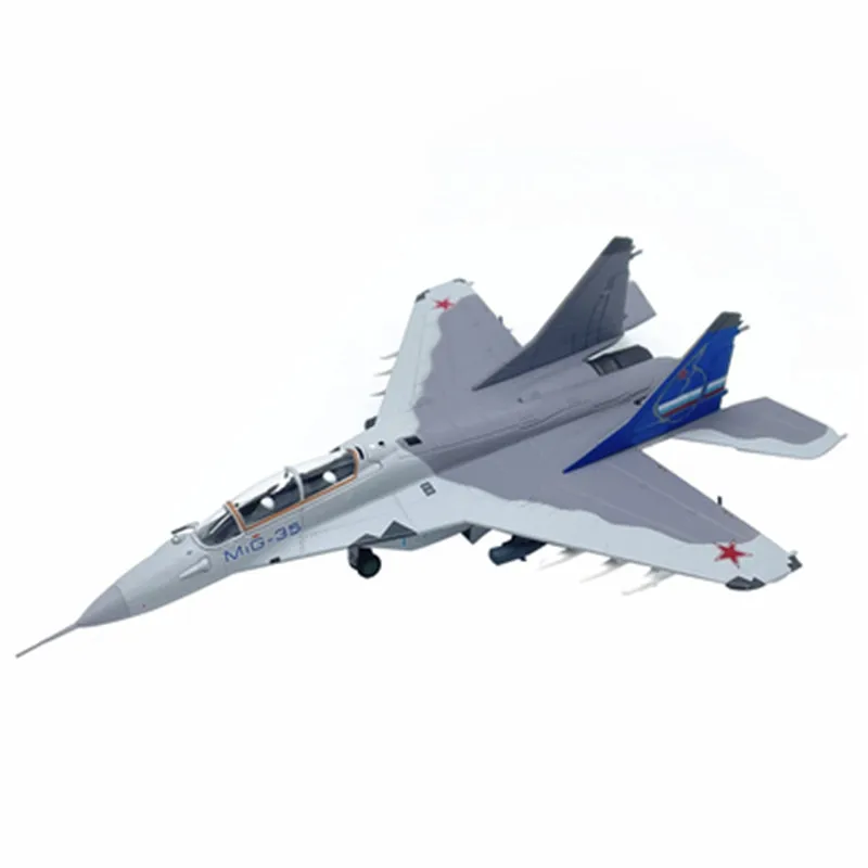 

1:100 Scale MIG35 Model Russia Fulcrum MIG-35 Fighter Aircraft Airplane Toys Display Collections Decoration For Child Adult Doll