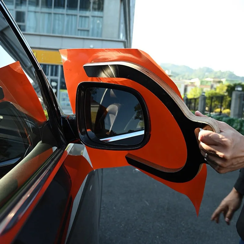 KUNAISI Car Wrap Tool U-Shape Vinyl Applicator Rearview Tints Protection Vehicle Roof Antenna Sticker Styling Installation