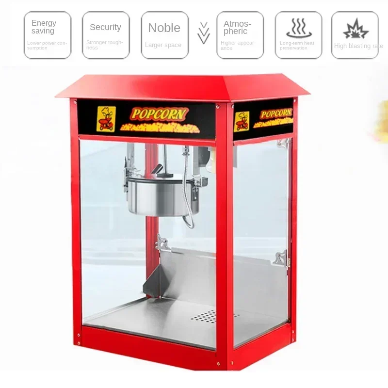 Popcorn Machine Stall Automatic Electric Popcorn Machine Flowing Cinema A Pop Corn Pop Corn