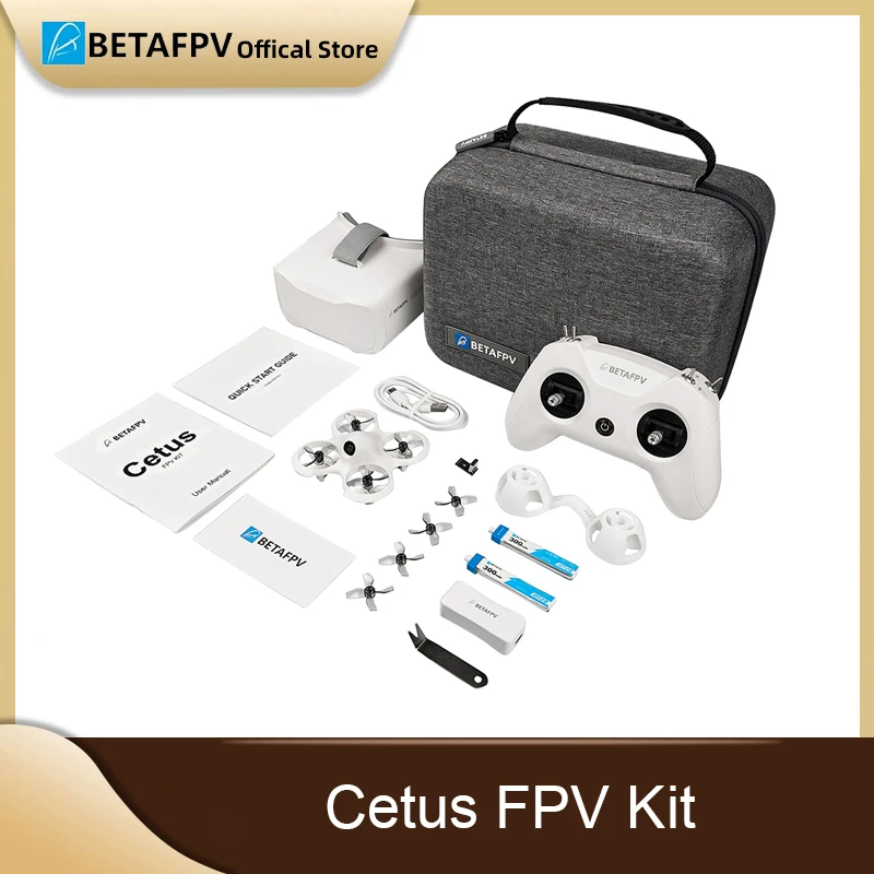 Kit Drone FPV Cetus Débutant avec Lunettes VR02 et Radio