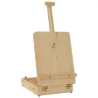 27X43X68 cm Foldable Table Easel Made of Solid Pine Wood, Lightweight and Portable Design, Quick Setup and Tear down - Ideal for Painting Classes and Creative Work on the Go 4