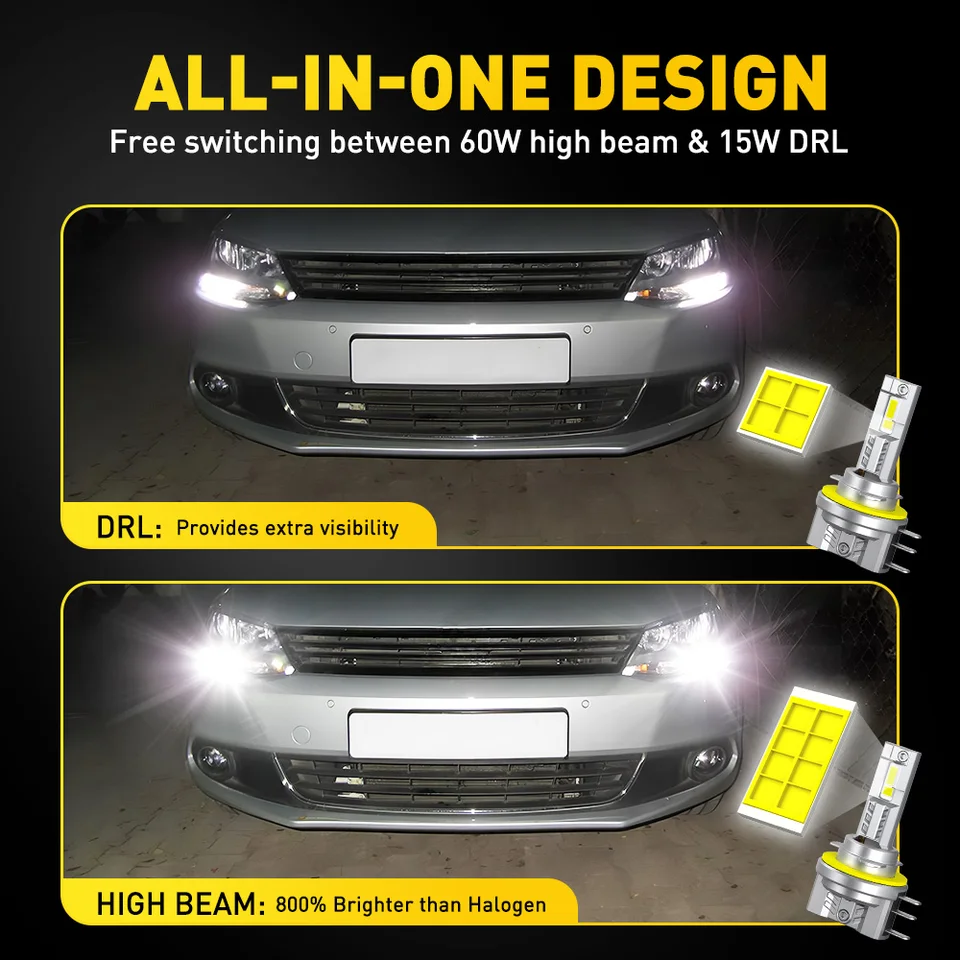 Opl5 H15 Led Headlight Bulbs Drl High Beams For Sale In Balbriggan, Dublin From Andrei_olv - Foto 11