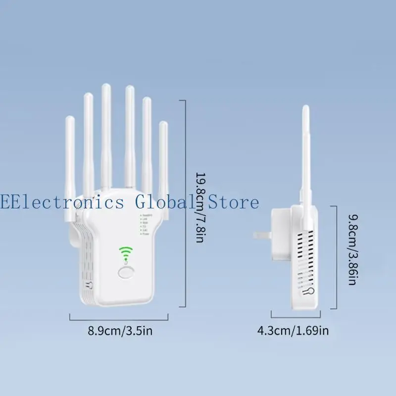 462B 1200Mbps WIFI리피터 WIFI확장기 라우터 WiFi 신호증폭기 WiFi부스터 장거리WiFi리피터 액세스 포인트