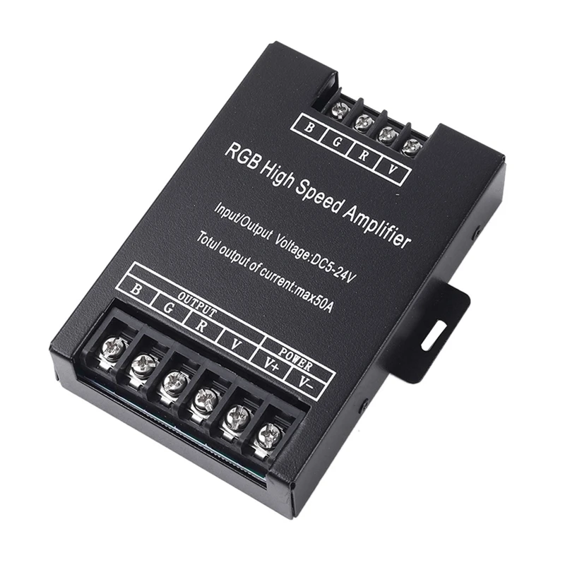 

5X LED 30A 50A 400W RGB High Speed Alplifier LED Single Color Amplifier Repeater For Light Strip