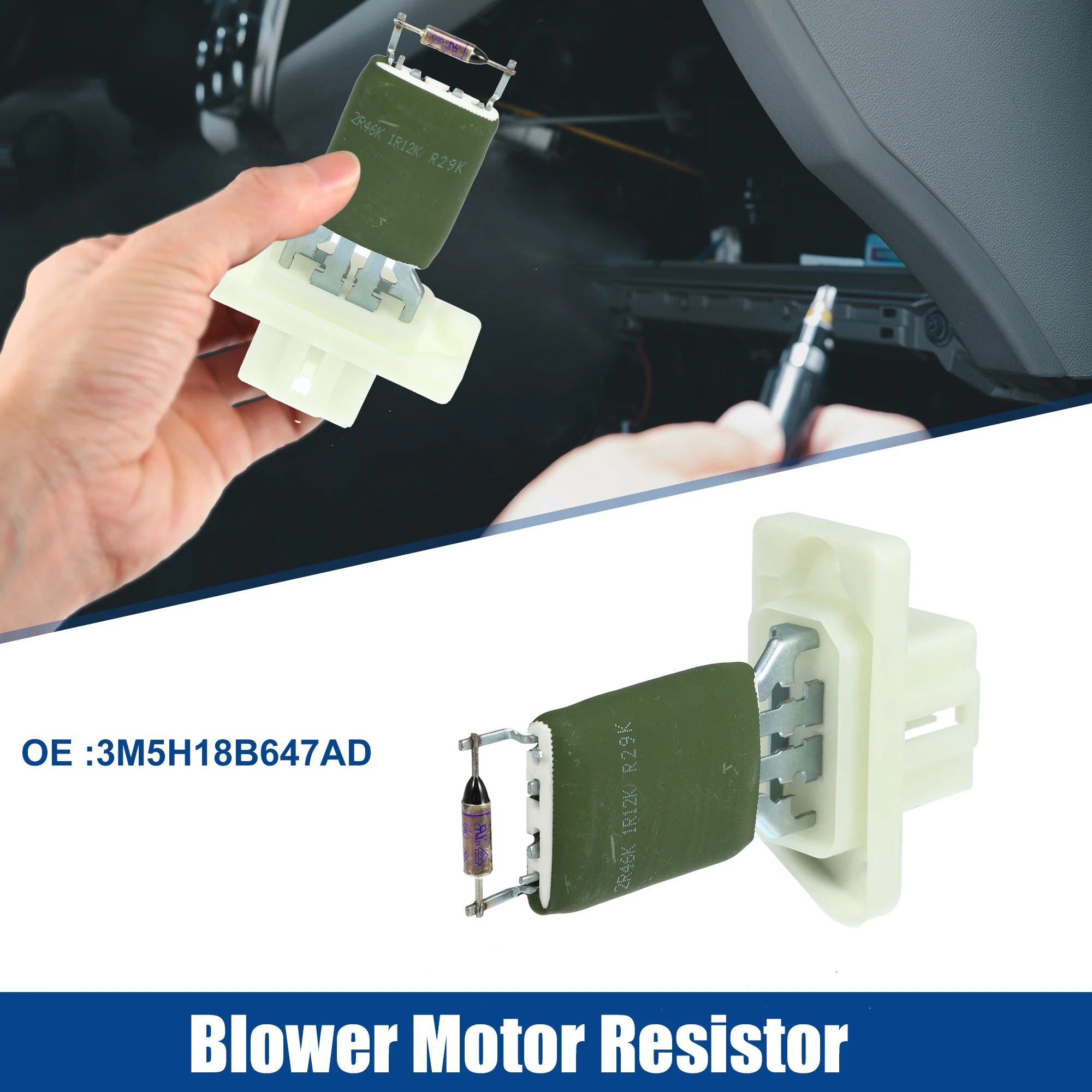 X Autohaux Riscaldatore Della Resistenza Del Motore Del Ventilatore Hvac Dell'Automobile Per Ford Focus Lx, Se, Zts, Zx3 2.0L L4 - Gas 2001 Muslimate