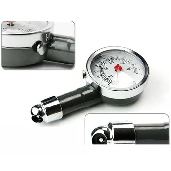 Manometro per pneumatici per auto da corsa per camion in metallo automatico Misuratore per pneumatici per automobili Tester per veicoli Strumento di misurazione del sistema di monitoraggio