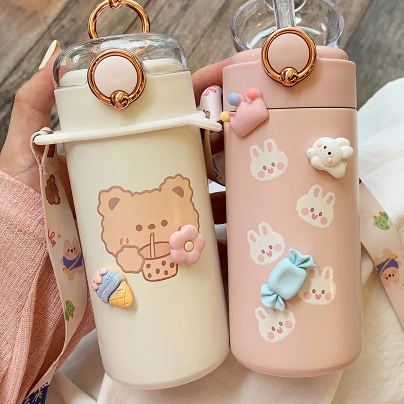 Buy Wholesale China 350ml Custom Logo Stainless Steel Thermos Kids Water  Bottle Cartoon For School Children & Kids Water Bottle at USD 2.6