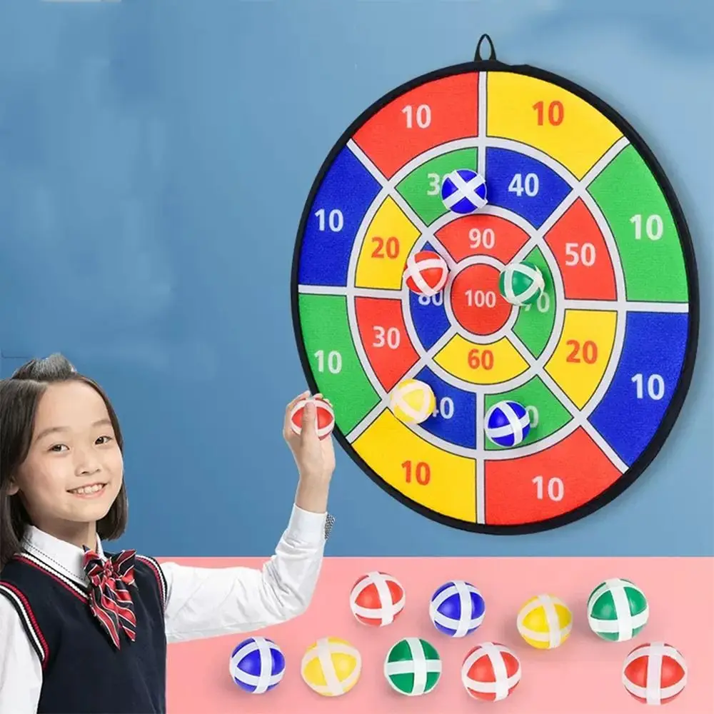 Cute Number Dart Board Target Cloth Cartoon Pattern Sticky Ball Toy Education Toy Pitching Game