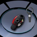 A black red keyring