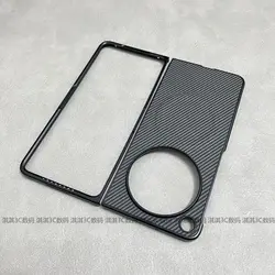 Luxury PU Leather Magnetic Case with Stripe Design - Fashionable Dustproof Shockproof Bumper Cover for OPPO Find N6 (GRAY)
