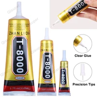 Waterproof Transparent T8000 Bead Glue for Jewelry Making Mobile Screen Phone Rhinestones Fabric Textile Super Adhesive Zhanlida 1
