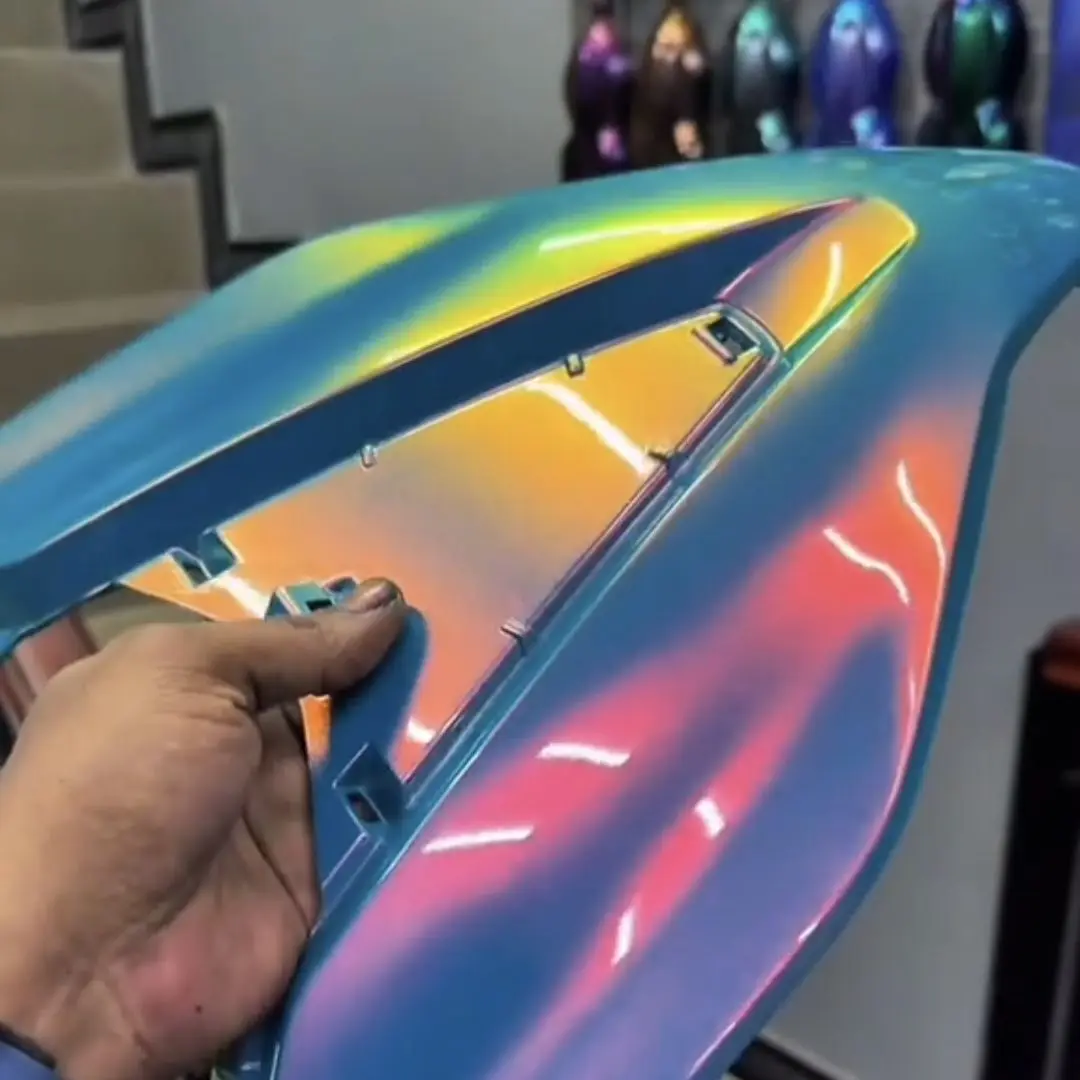 무지개빛 오로라 화이트 슈퍼 시프팅 하이퍼시프트/카멜레온/크로마플레어/컬러시프트 자동차 페인트 색소 파우더