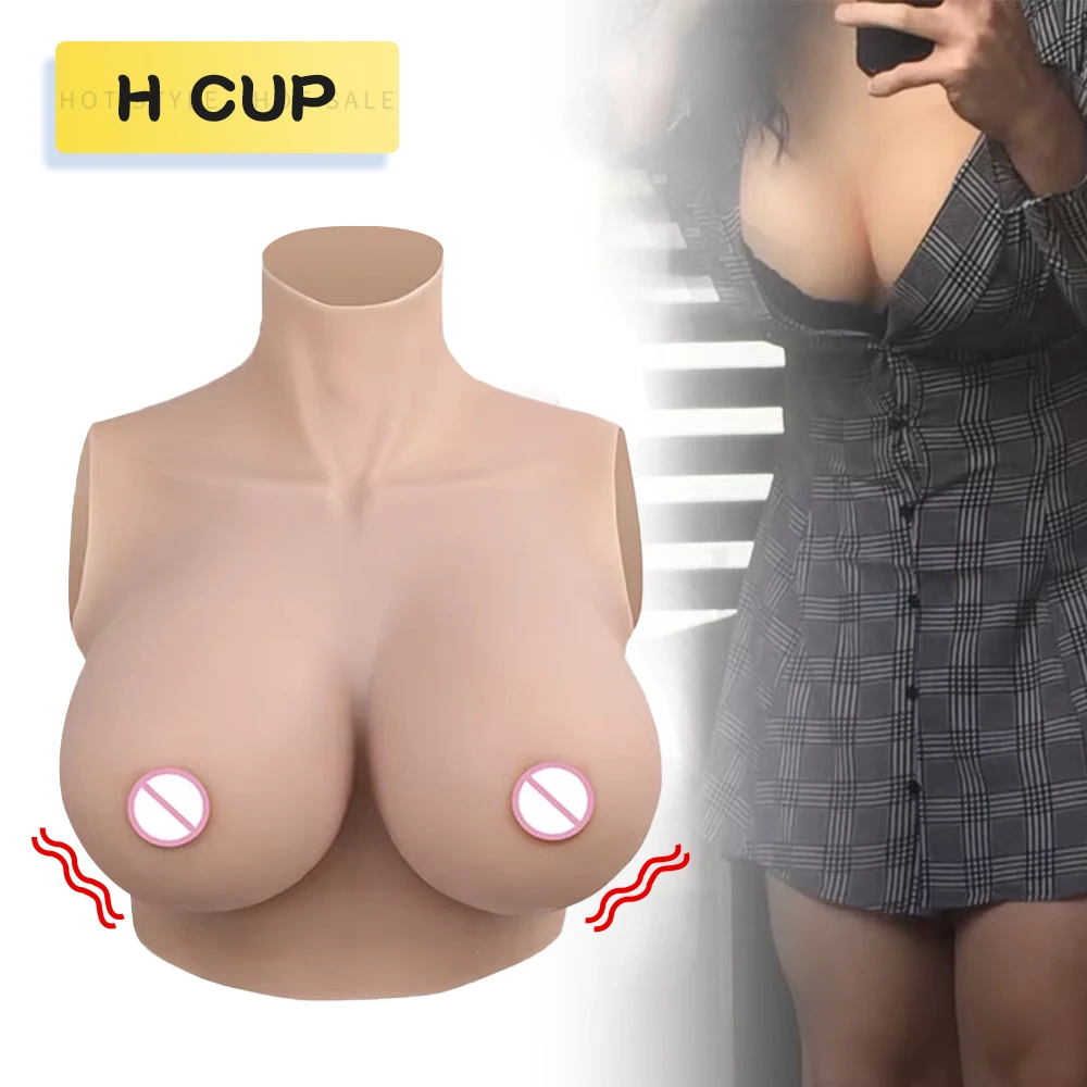 Breast Enlarger Eyung H Cup Silicone Breast Forms Fake Tits Enhancer For Crossdresser Drag Queen