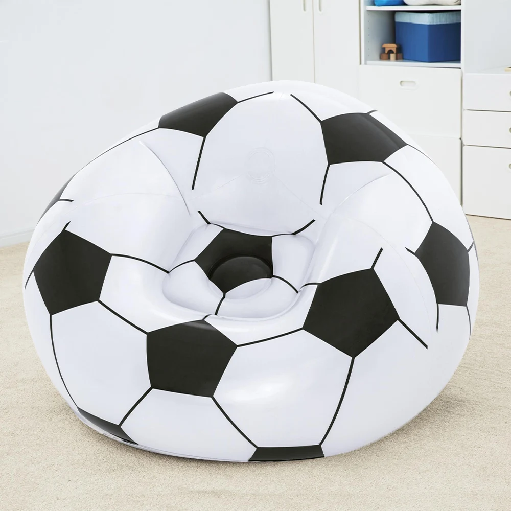 PVC Football Shaped Inflatable Chair for Home and Outdoor inflatable sofa