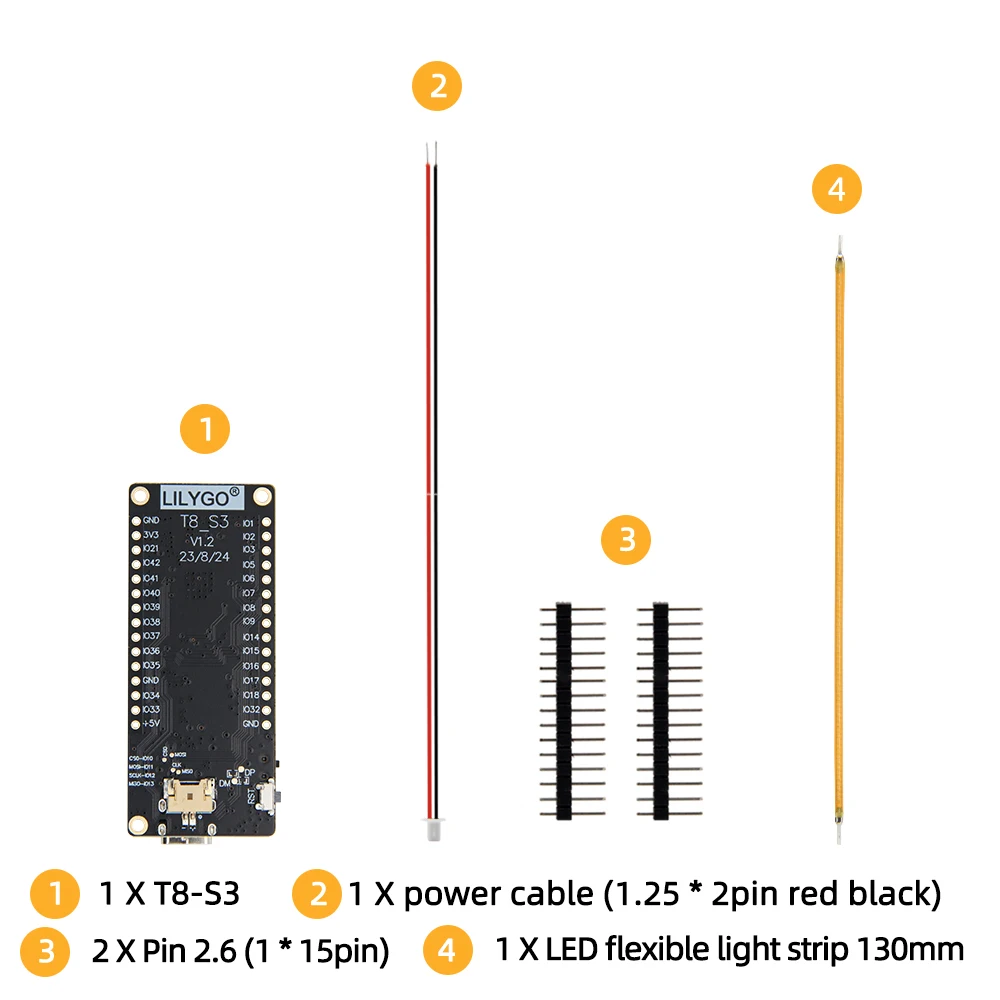 ® T8 ESP32 Development Board ESP32-C3 ESP32-S3 Module 8MB PSRAM TF Card 3D Anten