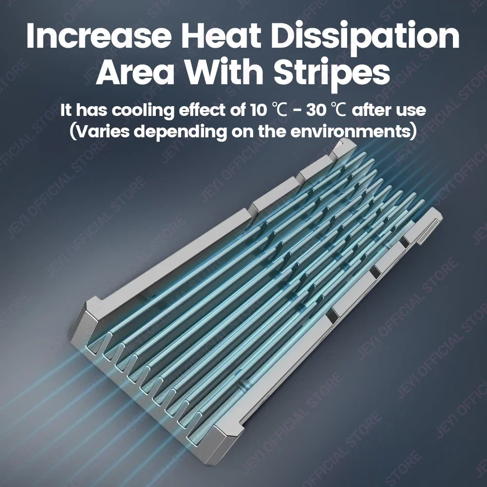Aluminum Heatsink Radiator JEYI Cooler II 2280 SSD Heatsink M.2 NVME Magnesium Aluminum Alloy PC Radiator