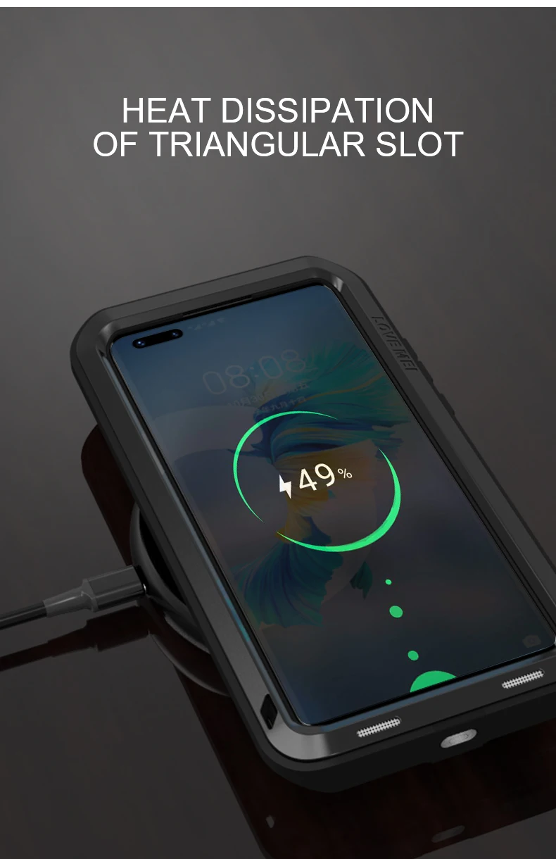 Metal Case For Huawei Mate 40 30 P40 P30 Pro Plus Heavy Duty Protection Shockproof Anti-fall Rugged Armor CASE Cover