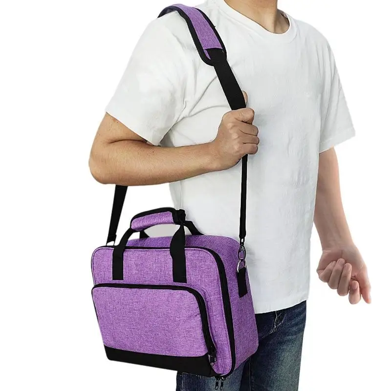 

Projector Case Portable Travel Projector Carrying Bag Storage Pockets Protective Projector Carrying Bag Large Capacity For AV