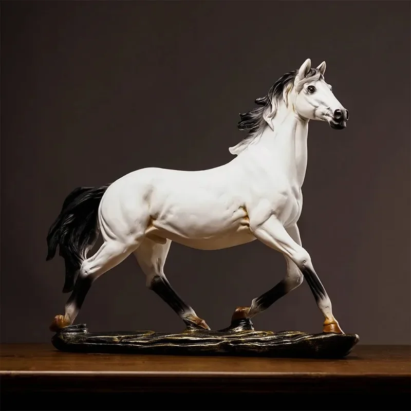 

Horse Sculpture Nordic Creative Home Decoration Resin Animal Figurines Furnishings Souvenir Decor Office Decoration Accessories
