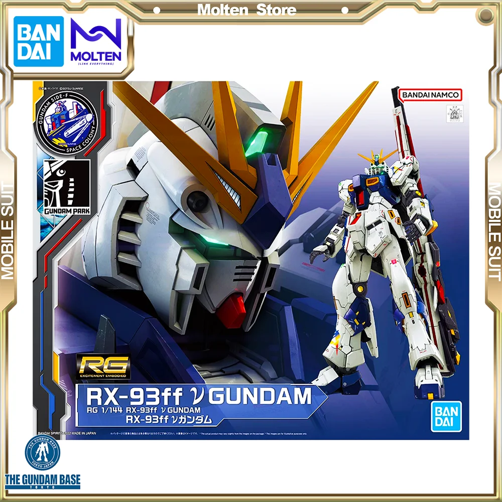 

BANDAI The Gundam Base Limited RG 1/144 RX-93FF NU GUNDAM (LIMITED) Plastic Model Kit Assembly Anime Action Figure