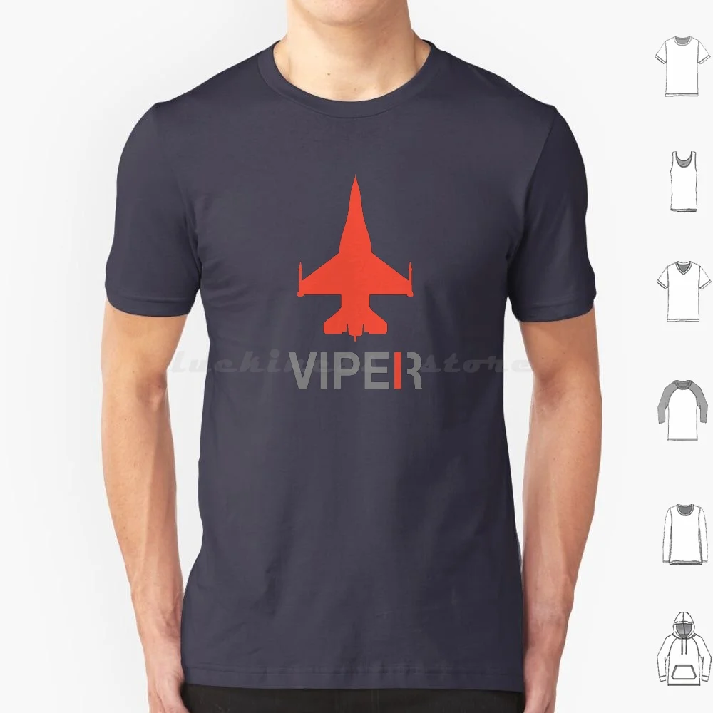 F-16 Viper T Shirt Big Size 100% Cotone Us Air Force Stati Uniti Air Force Usaf F 16 Fighting Falcon F16 Jet F 16 Viper F 16