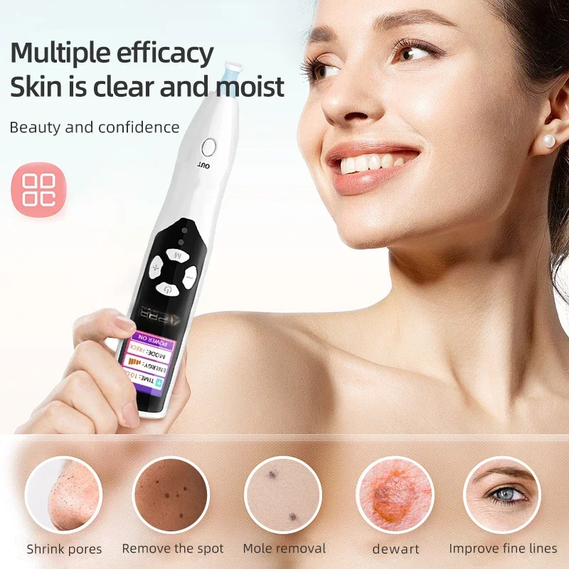 Portable 2 In 1 Plasma Ozone For Acne Beauty Plasma Laser Pen For Eye Lift Wrinkle Removal spot Removal Pen mole Remover