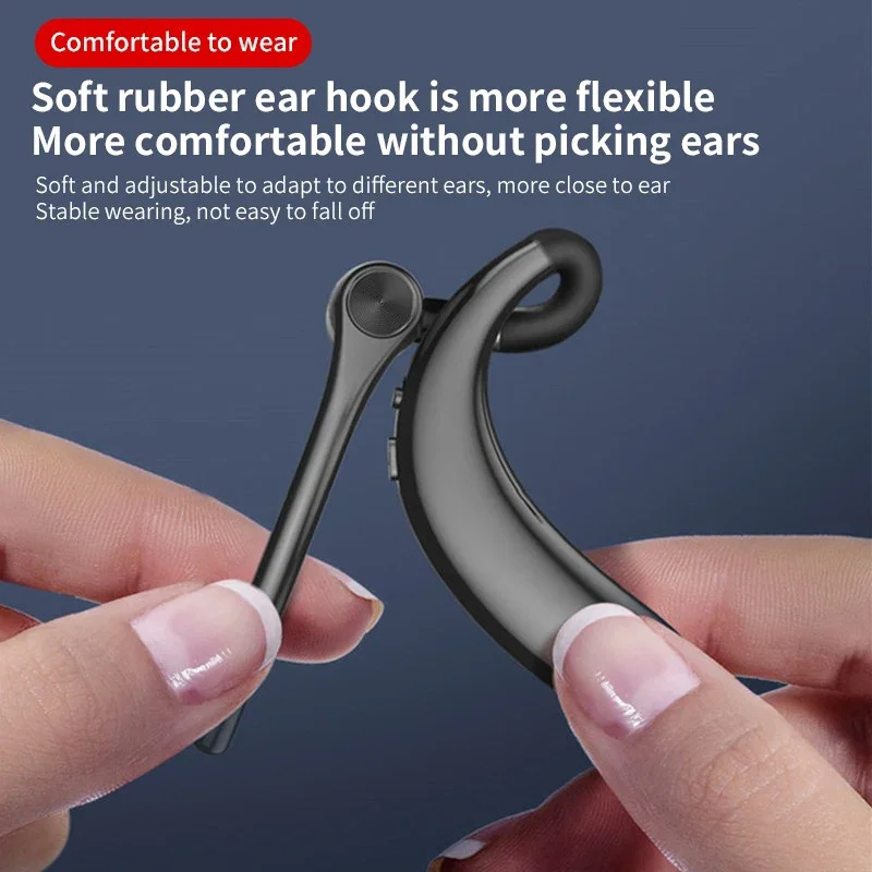 Wireless Bluetooth Headphones With Microphon Earphone ENC Noise Cancelling Handsfree Talking Headset Busines Auriculares Driving 4