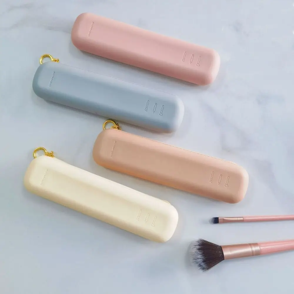 Makeup Bag Makeup Brush Pouch Cosmetic Organizer Travel Brush Silicon Brush Holder Bag Makeup Pouch Makeup Storage Case 3